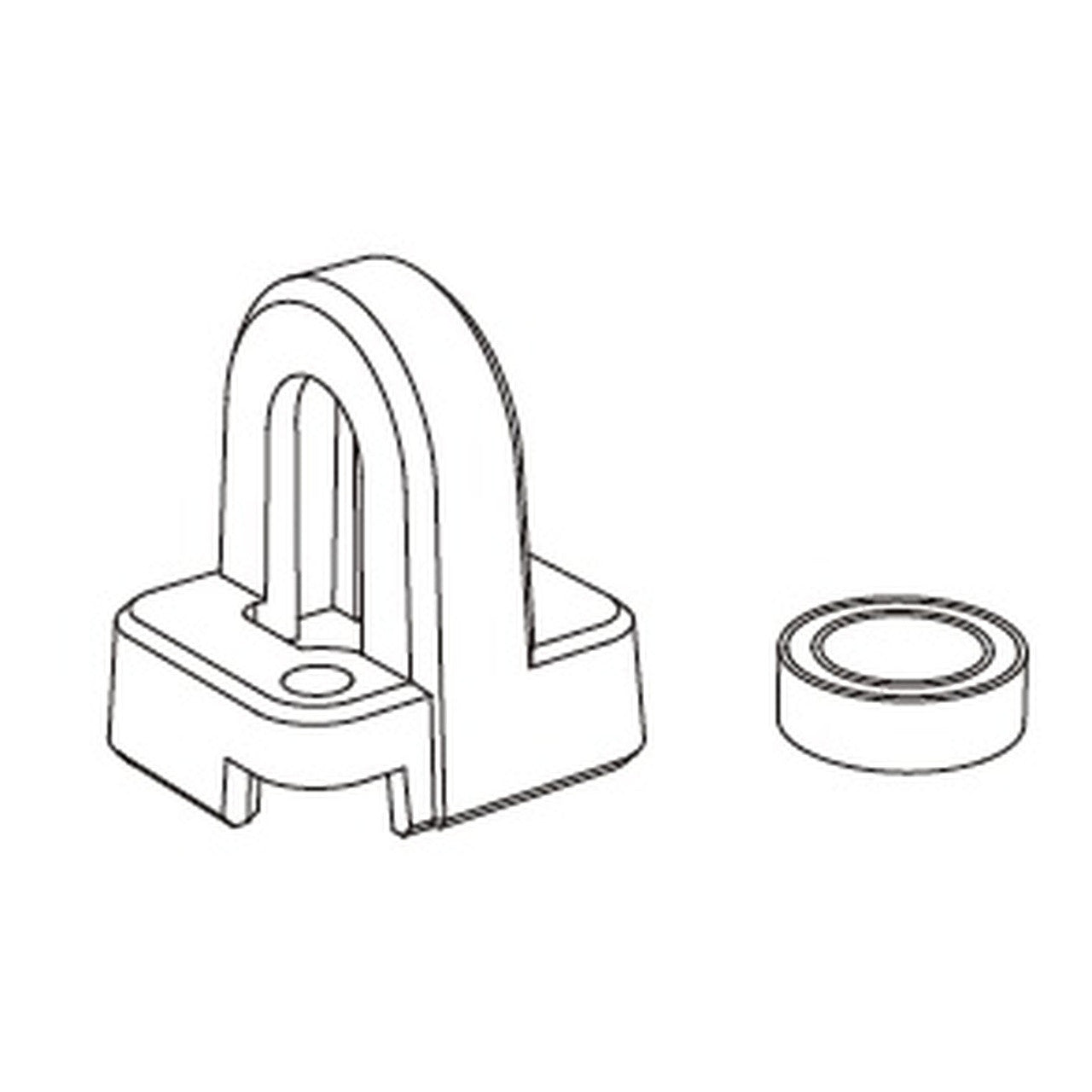 MJX MX-1413Q Center Shaft Support Bracket – Στήριγμα Κεντρικού Άξονα