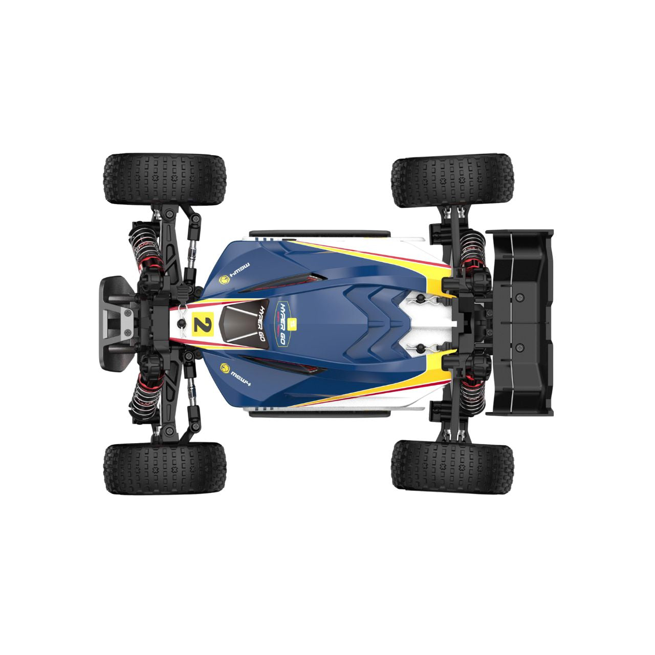 MJX Hyper GO 16213 1/16 Brushless Buggy 4WD RTR – 2 Καπάκια & 2 Σετ Ελαστικών
