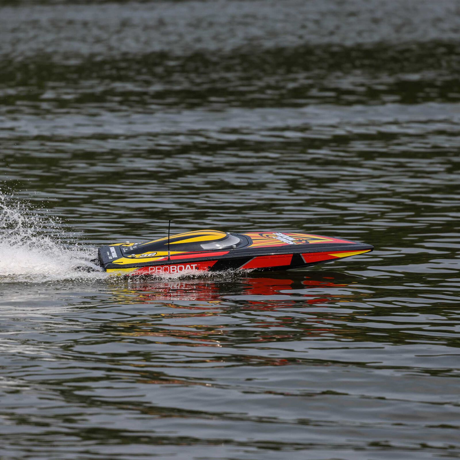 Pro Boat Sonicwake 36" Self-Righting RTR Deep-V Brushless Boat (Black) w/Spektrum SLT3 2.4GHz Radio