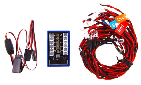 ProtonRC 12 LED RC Car Flashing Light System – Σύστημα Φωτισμού για RC Αυτοκίνητα