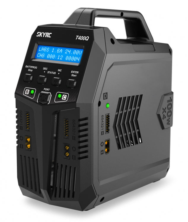 SkyRC T400Q Quad Charger AC/DC 4x100W