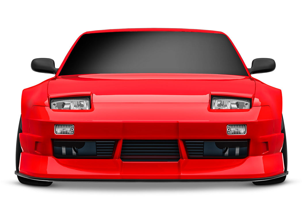 Traxxas Nissan 240SX Drift κόκκινο – εμπρός όψη