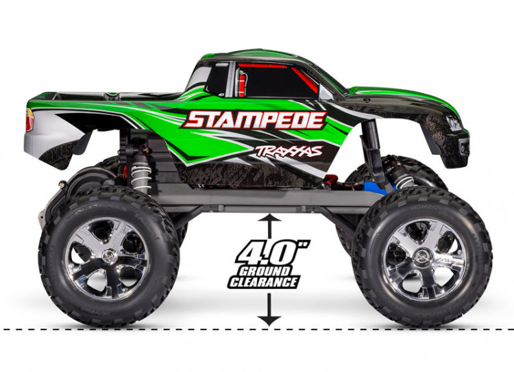 Traxxas Stampede 1/10 RTR Monster Truck w/XL-5 ESC, TQ 2.4GHz Radio, Battery & USB-C Charger