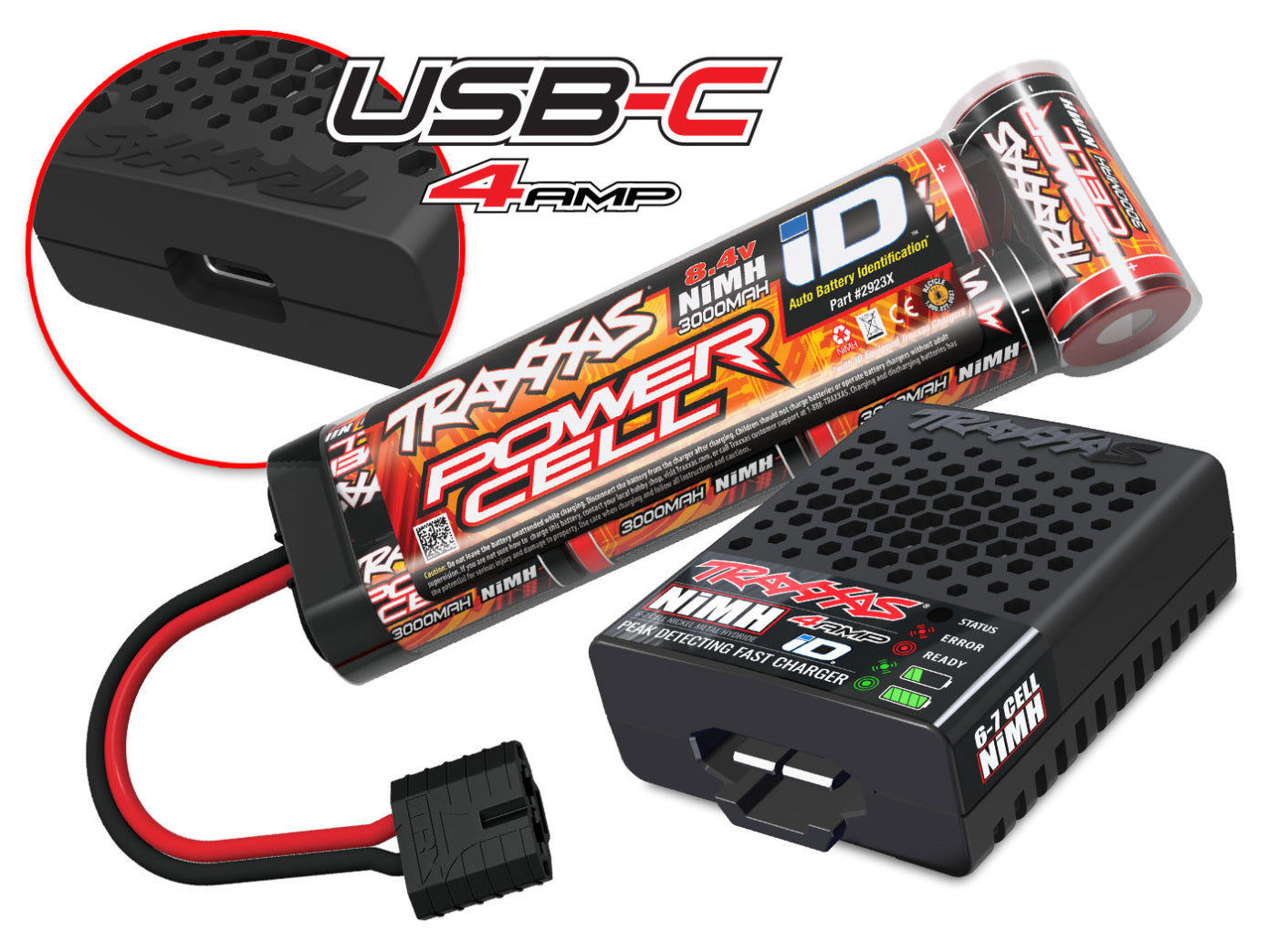 Traxxas Stampede HD OrangeX 1/10 2WD RTR με μπαταρία και φορτιστή USB-C – 10