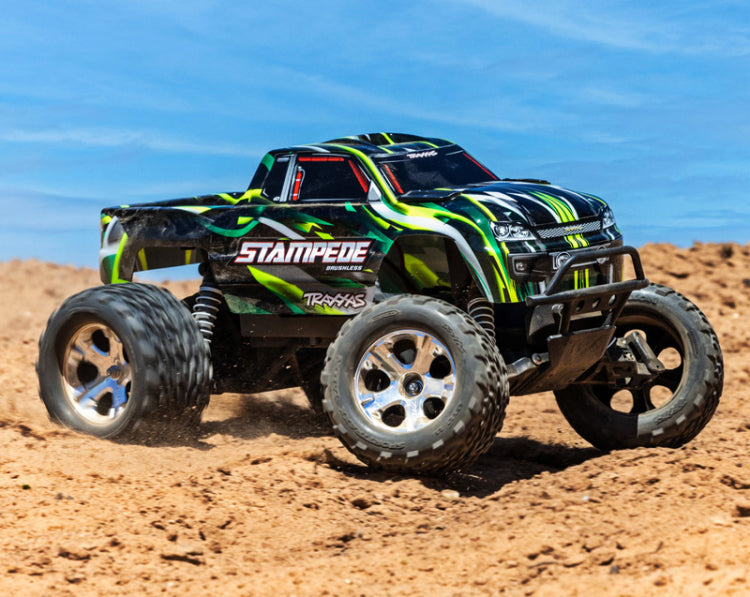 Traxxas Stampede BL-2s HD RTR 1/10 2WD Brushless Monster Truck (Blue) w/BL-2s ESC & TQ 2.4GHz Radio