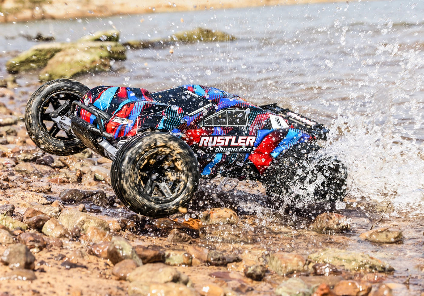 Traxxas Rustler VX3 1/10 RTR 2WD Brushless Stadium Truck με VX3 ESC, TQi Sport & TSM