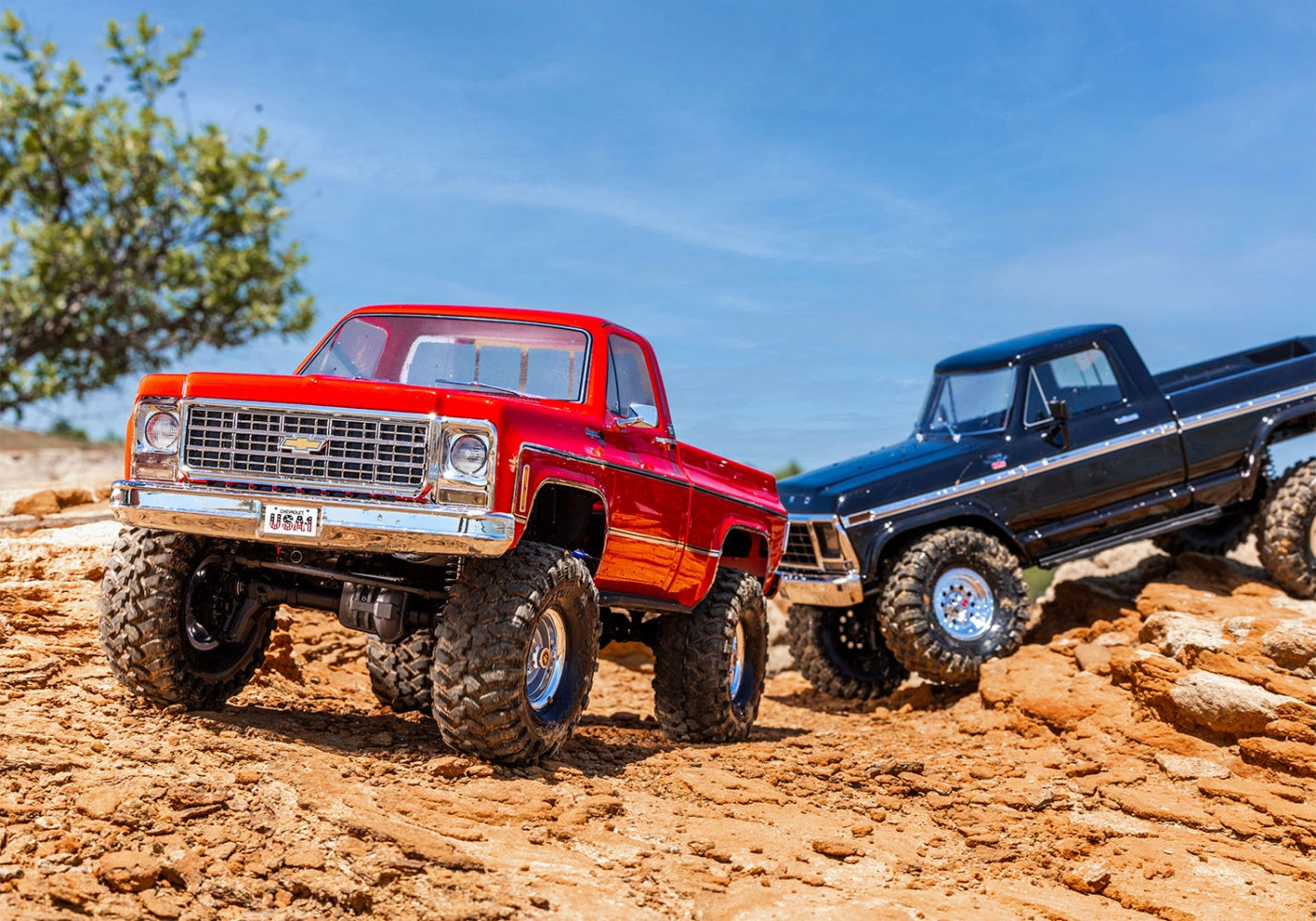 Traxxas TRX-4 1979 Chevrolet K10 Black RTR 1/10 4WD Scale & Trail Rock Crawler με XL-5 HV ESC & TQ 2.4GHz
