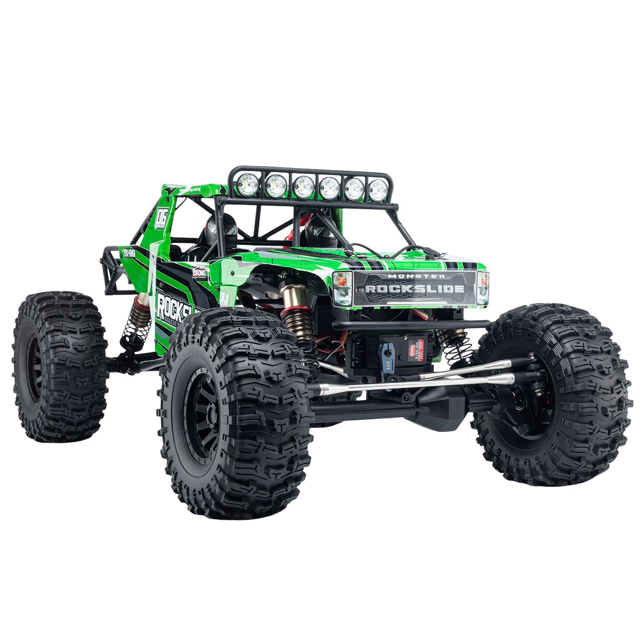 Yikong Rock Crawler Rock Slide YK4061 1/6 4WD Green RTR – Με Hobbywing Fusion 8IGHT & 60kg Servo