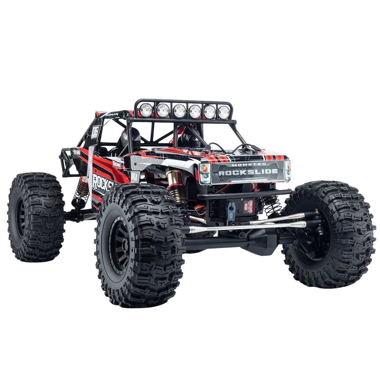 Yikong Rock Crawler Rock Slide YK4061 1/6 4WD Red RTR – Με Hobbywing Fusion 8IGHT & 60kg Servo