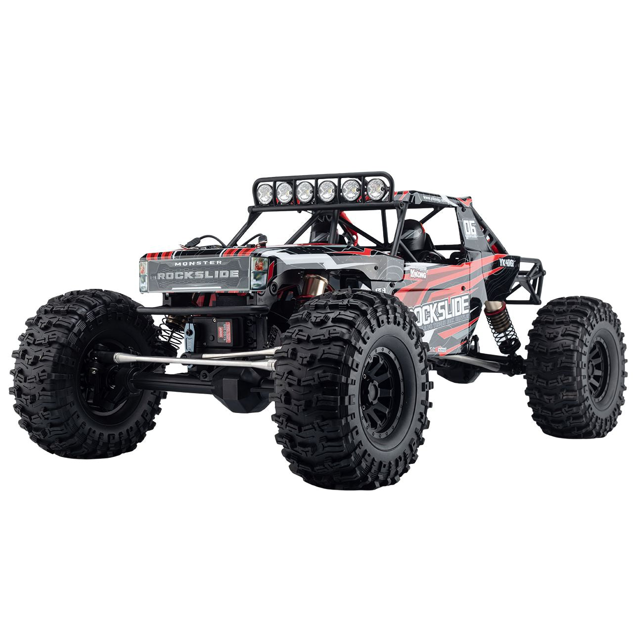 Yikong Rock Crawler Rock Slide YK4061 1/6 4WD Red RTR – Με Hobbywing Fusion 8IGHT & 60kg Servo