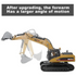 Huina 1580 1:14 All Metal Remote Control Excavator V5 (2025 Model)