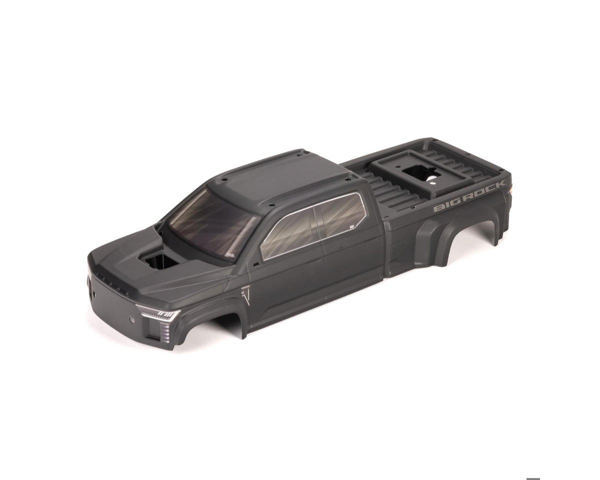 Arrma Big Rock Crew Cab Clipless Painted Decaled Trimmed Body (Black)
