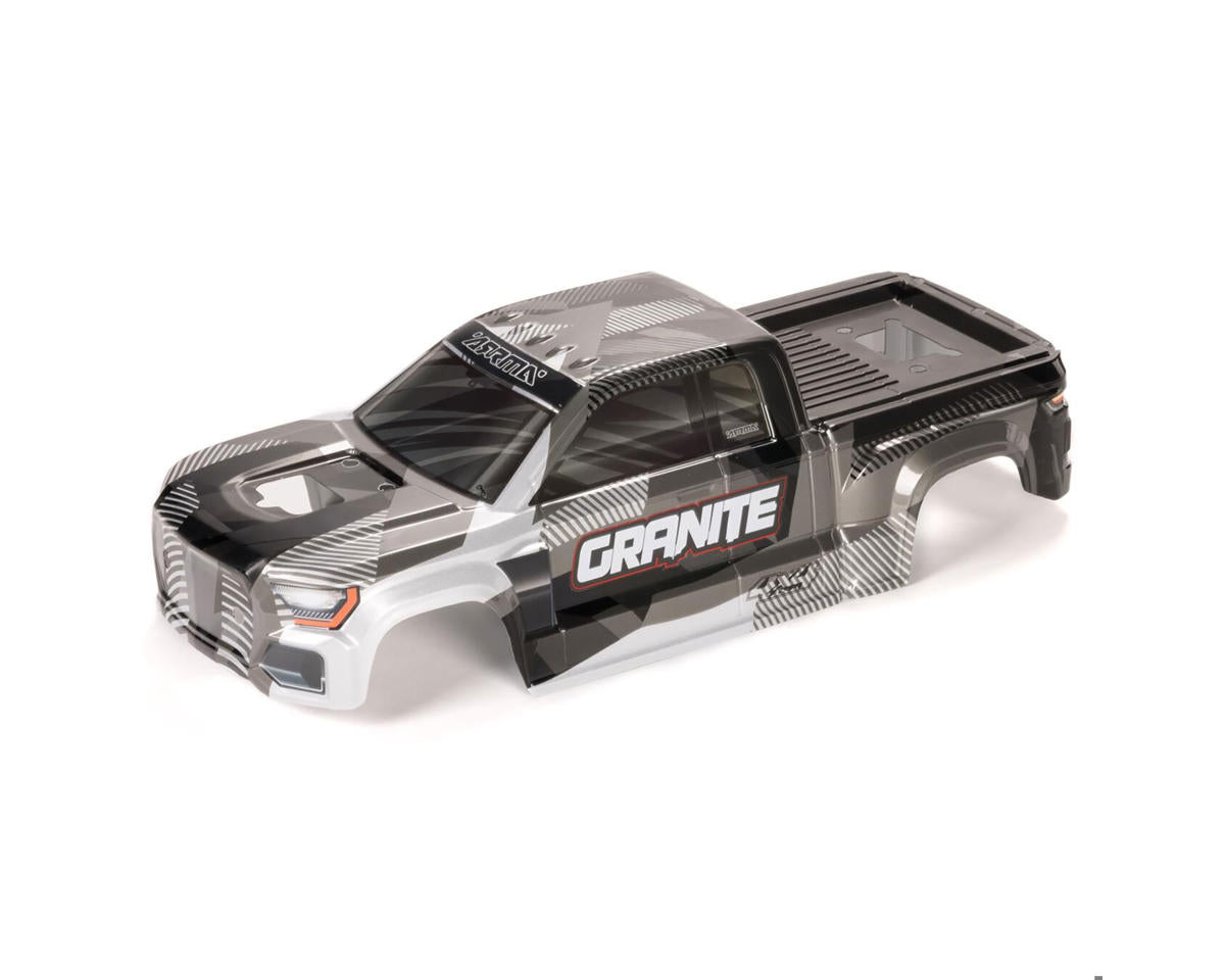 Arrma Granite 223S Clipless Painted & Decaled Trimmed Body Gun Metal