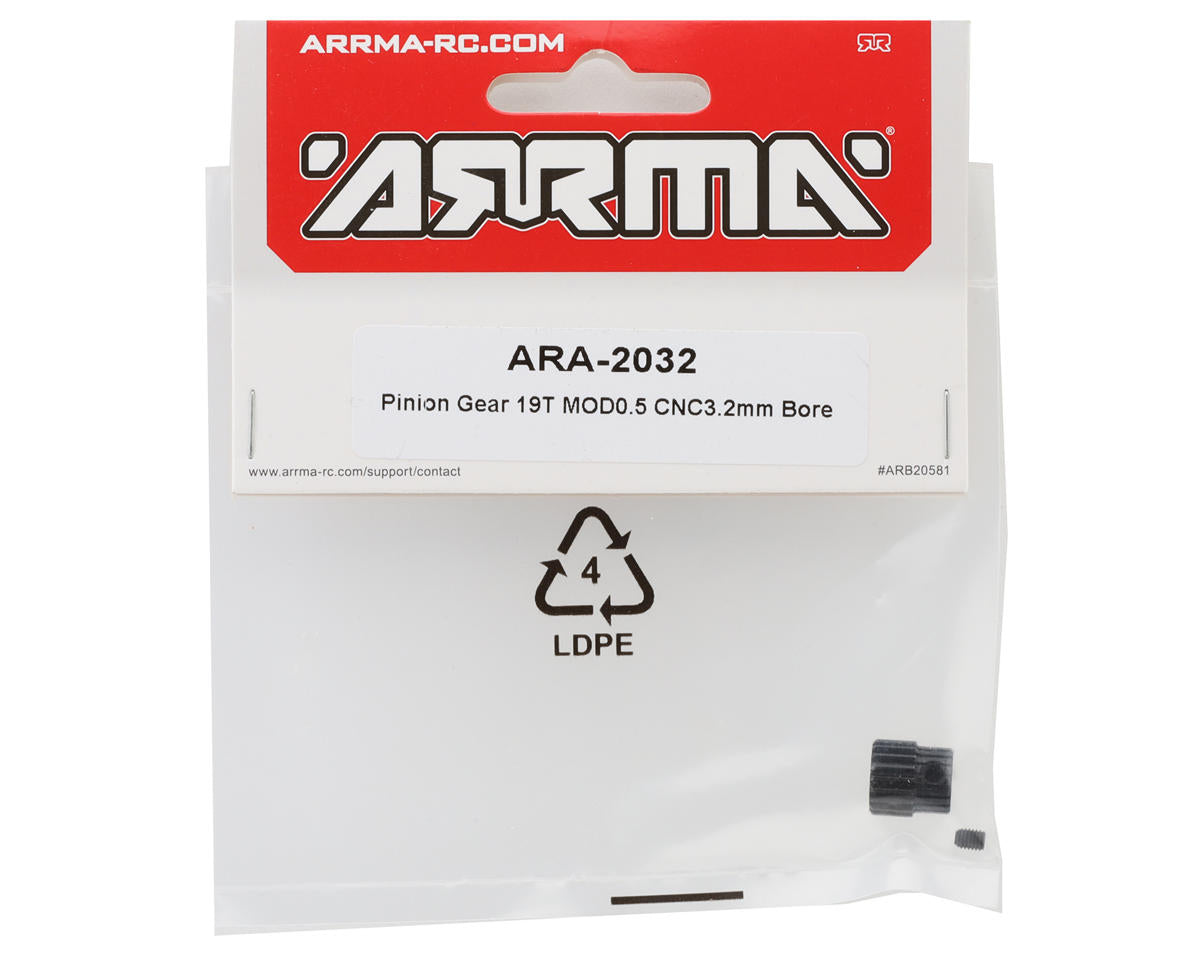 Arrma Mod 0.5 Pinion Gear 19T 3.2mm Bore