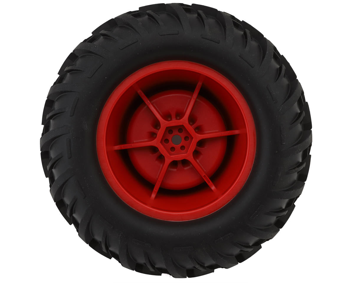 Arrma Quake dBoots Cut Chevron Monster Truck Pre-Mounted Tires (Red) (2)