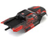 ARRMA 1/16 Mini Kraton 3S BLX Pre-Painted Body Set (Black/Red)