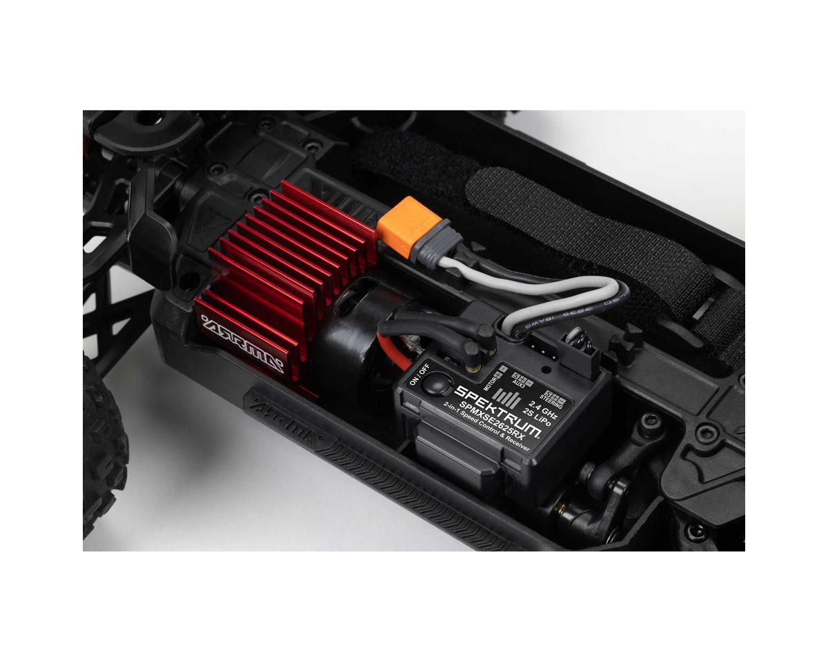 Arrma Granite Grom MEGA 4WD 380 Brushed 1/18 Monster Truck RTR (Red) w/SLT2 2.4GHz Radio, Battery & Charger