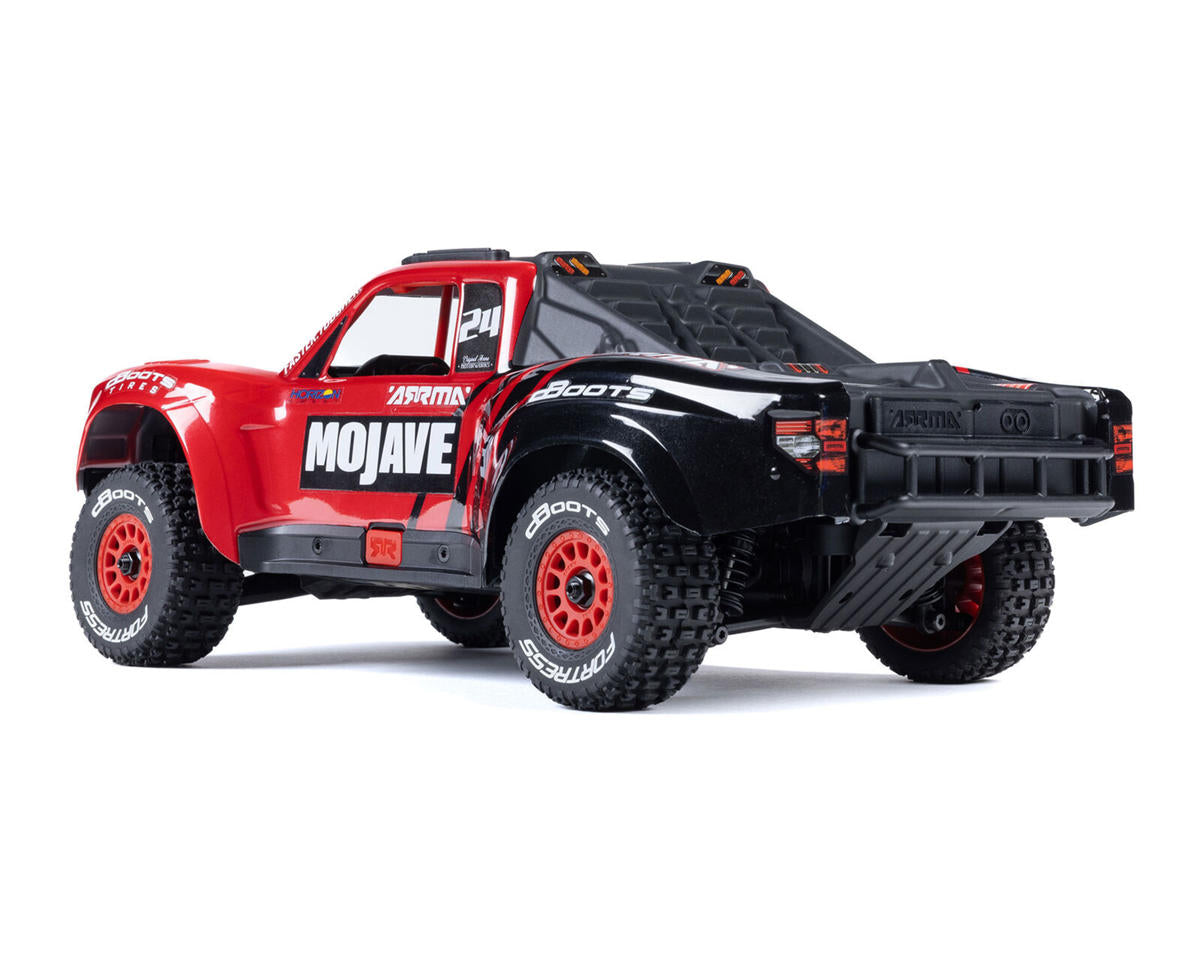 Arrma Mojave Grom MEGA 1/18 4WD Brushed Desert Truck RTR Κόκκινο/Μαύρο με Μπαταρία & Φορτιστή