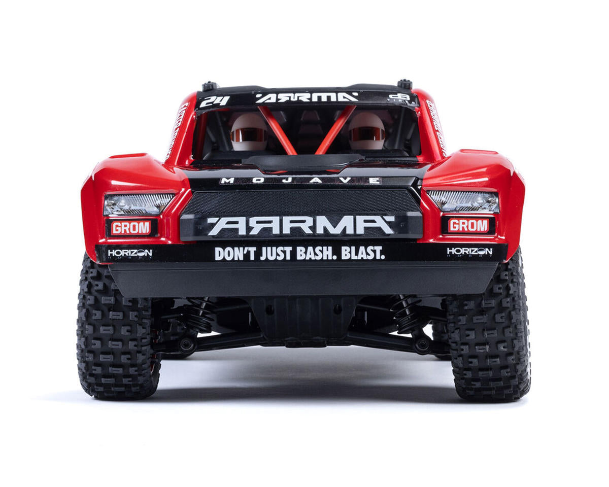 Arrma Mojave Grom MEGA 1/18 4WD Brushed Desert Truck RTR Κόκκινο/Μαύρο με Μπαταρία & Φορτιστή