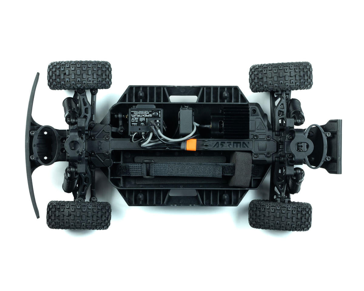 Arrma Mojave Grom MEGA 1/18 4WD Brushed Desert Truck RTR Κόκκινο/Μαύρο με Μπαταρία & Φορτιστή