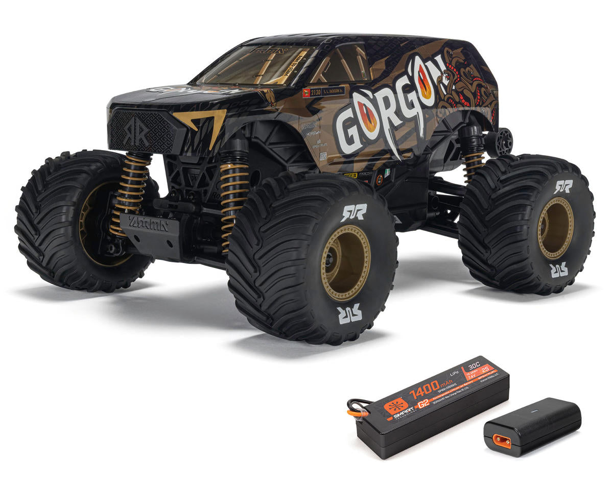 Arrma Gorgon Grom 4x4 1/16 RTR Brushed Monster Truck w/SLT2 2.4GHz Radio, Battery & Charger