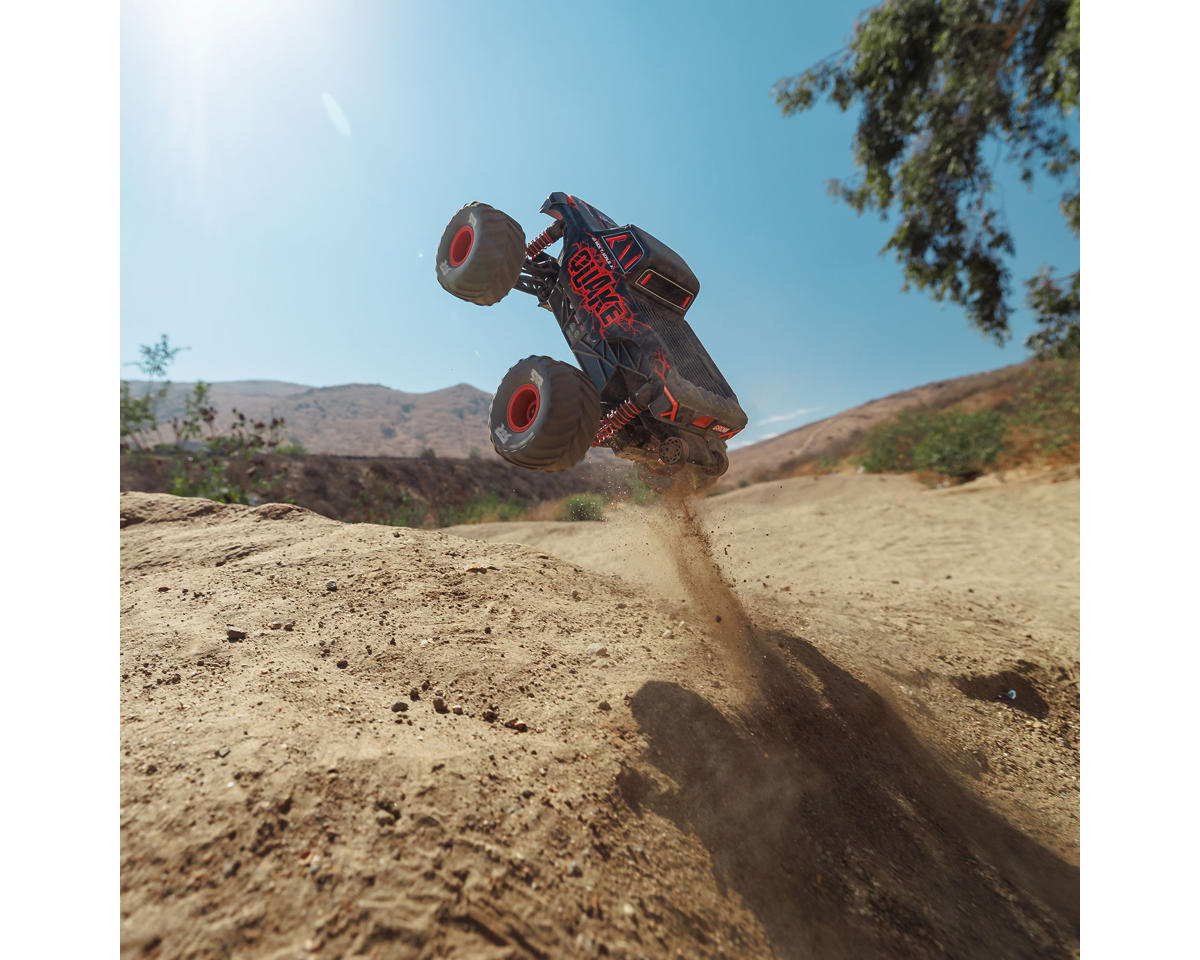 Arrma Quake Grom 4x4 1/16 RTR Brushed Monster Truck (Red) w/SLT2 2.4GHz Radio, Battery & Charger