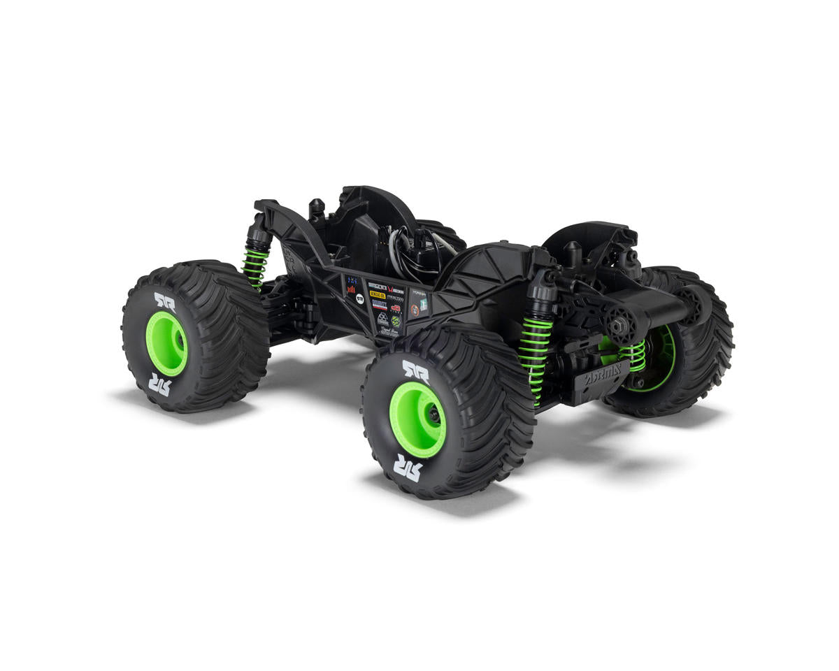 Arrma Quake Grom 4x4 1/16 RTR Brushed Monster Truck (Green) w/SLT2 2.4GHz Radio, Battery & Charger