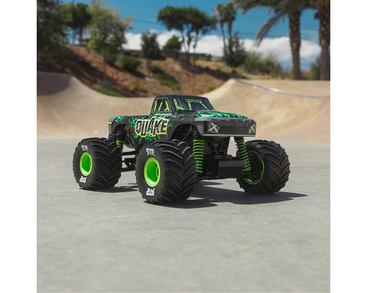 Arrma Quake Grom 4x4 1/16 RTR Brushed Monster Truck (Green) w/SLT2 2.4GHz Radio, Battery & Charger