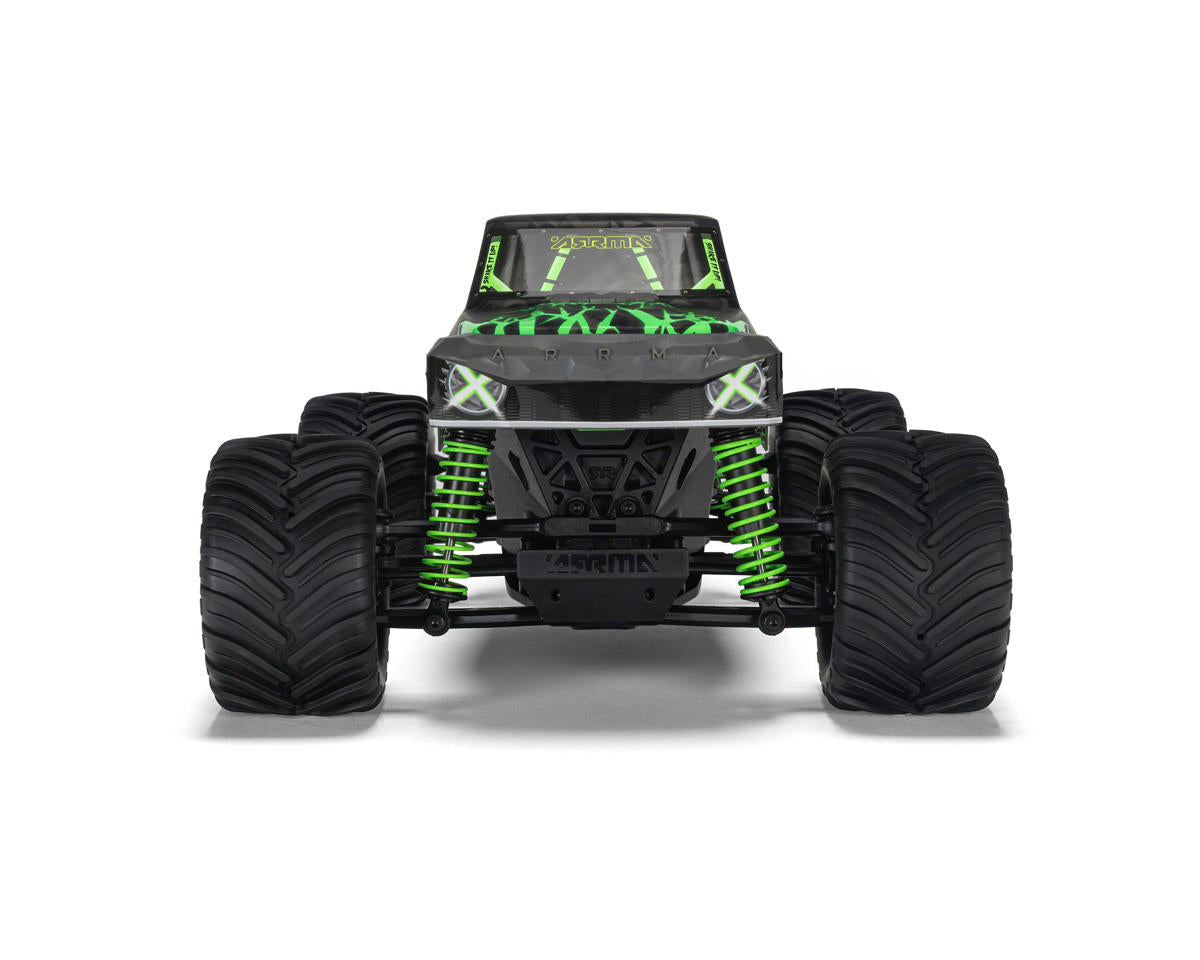 Arrma Quake Grom 4x4 1/16 RTR Brushed Monster Truck (Green) w/SLT2 2.4GHz Radio, Battery & Charger