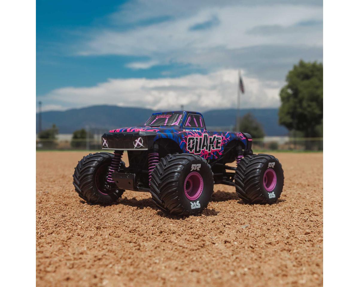 Arrma Quake Grom 4x4 1/16 RTR Brushed Monster Truck (Purple) w/SLT2 2.4GHz Radio, Battery & Charger