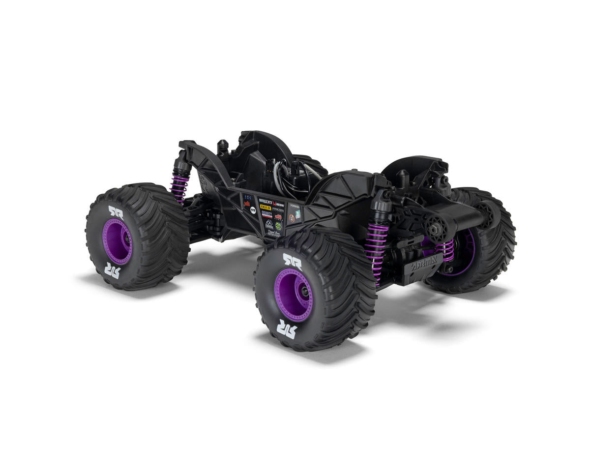 Arrma Quake Grom 4x4 1/16 RTR Brushed Monster Truck (Purple) w/SLT2 2.4GHz Radio, Battery & Charger