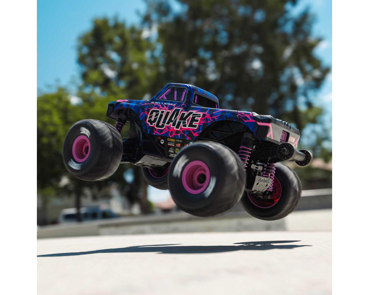 Arrma Quake Grom 4x4 1/16 RTR Brushed Monster Truck (Purple) w/SLT2 2.4GHz Radio, Battery & Charger