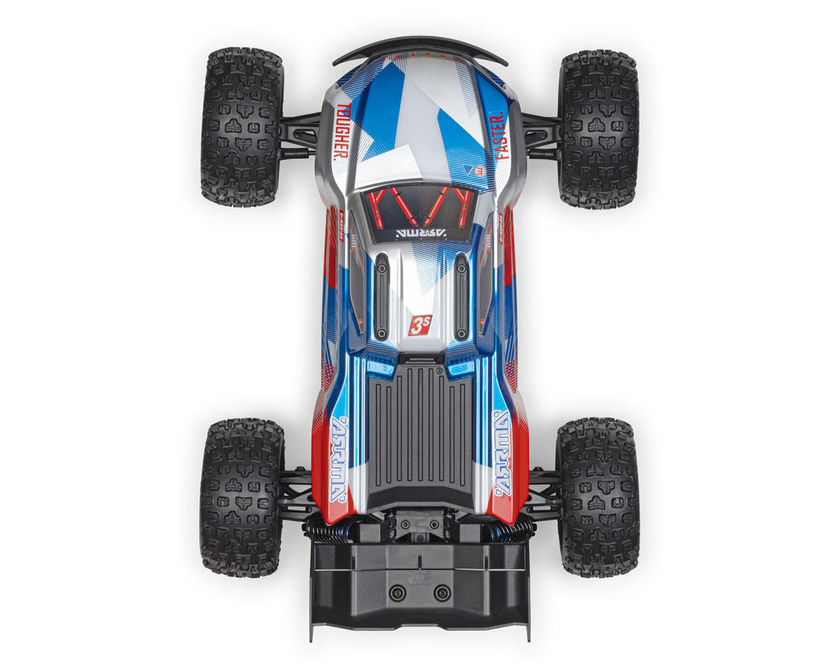 ARRMA Mini Kraton 3S BLX 4X4 1/16 RTR Brushless Monster Truck (Red/Blue) με 3S LiPo & Charger