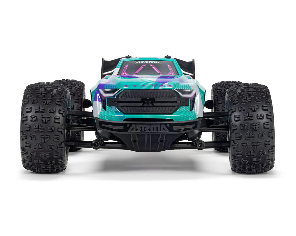 ARRMA Mini Kraton 3S BLX 4X4 1/16 RTR Brushless Monster Truck (Teal/Pink) με 3S LiPo & Charger
