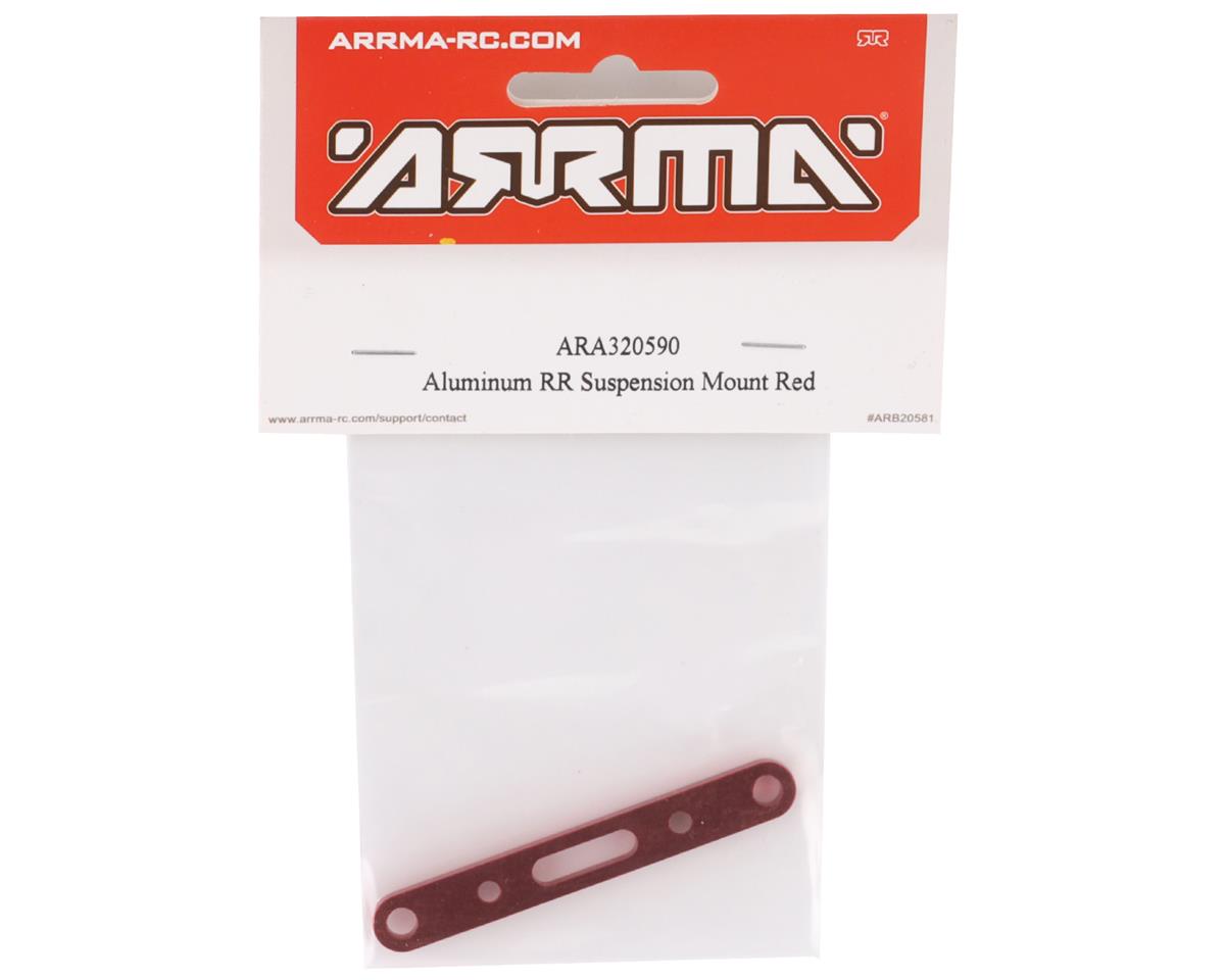 Arrma Mega/3S BLX Aluminum Rear Suspension Mount (Red)