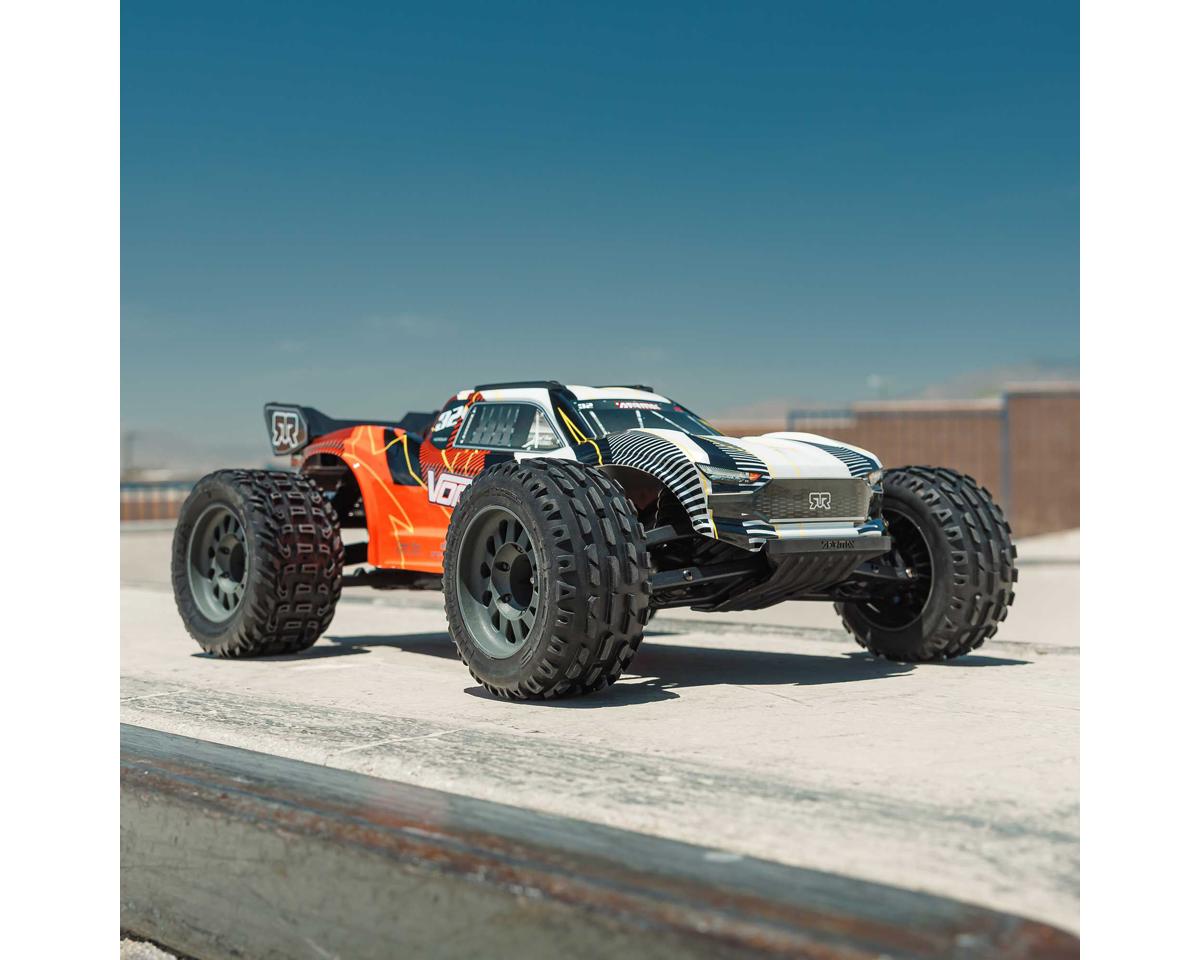 Arrma 1/10 VORTEKS 2WD RTR Brushed Stadium Truck (Battery & Charger Included), Orange