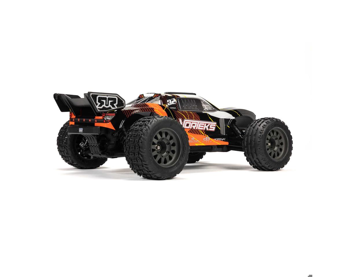 Arrma 1/10 VORTEKS 2WD RTR Brushed Stadium Truck (Battery & Charger Included), Orange