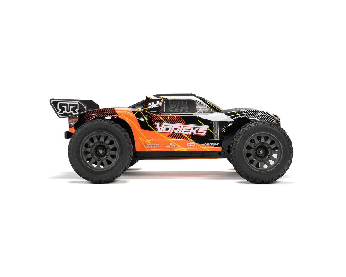 Arrma 1/10 VORTEKS 2WD RTR Brushed Stadium Truck (Battery & Charger Included), Orange