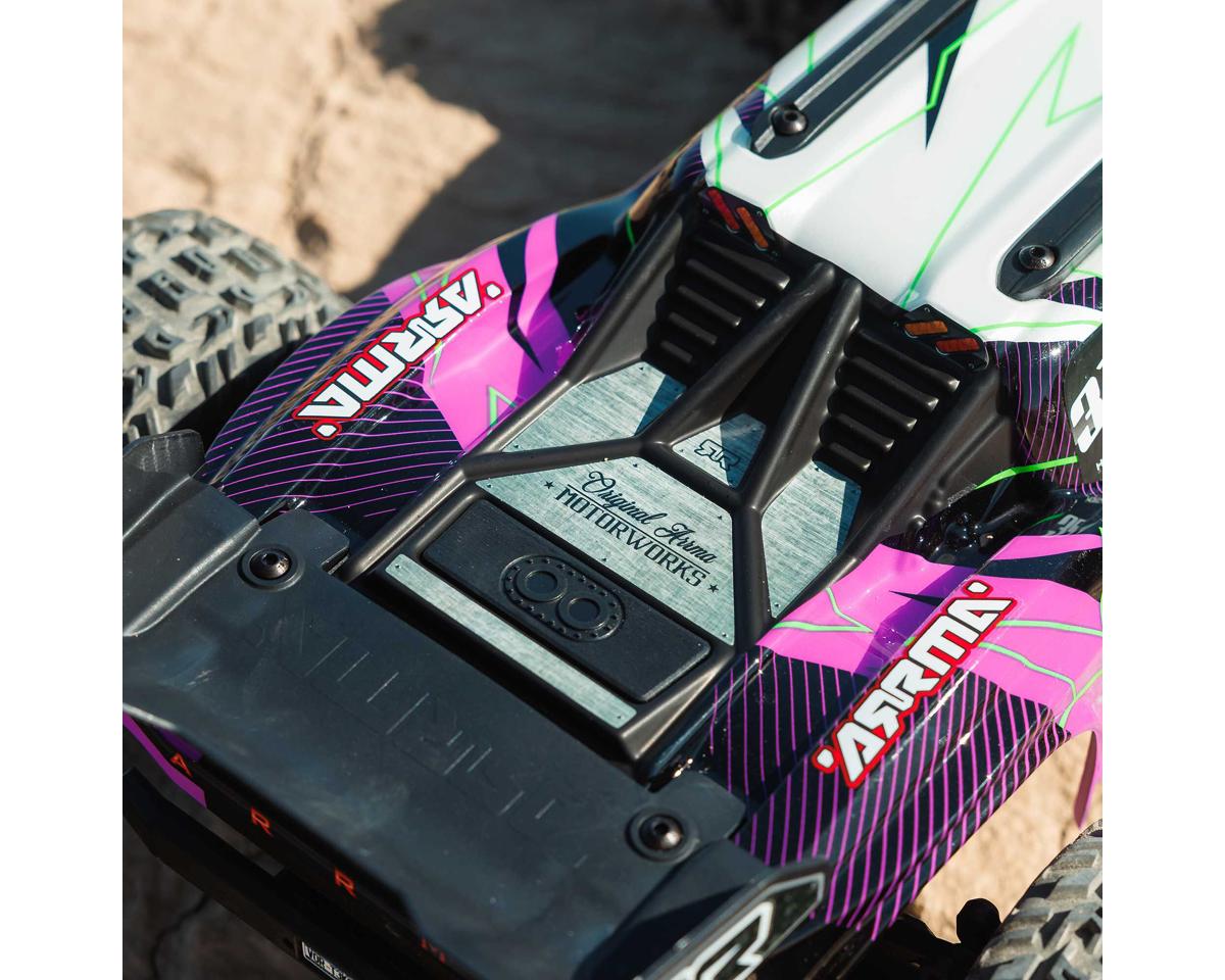 Arrma 1/10 VORTEKS 2WD RTR Brushed Stadium Truck (Battery & Charger Included), Purple