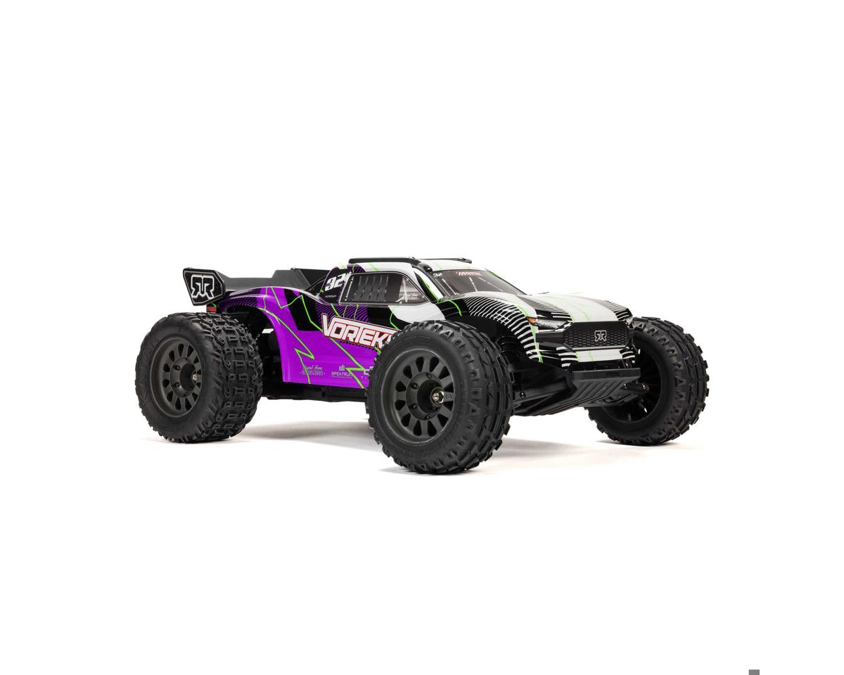 Arrma 1/10 VORTEKS 2WD RTR Brushed Stadium Truck (Battery & Charger Included), Purple