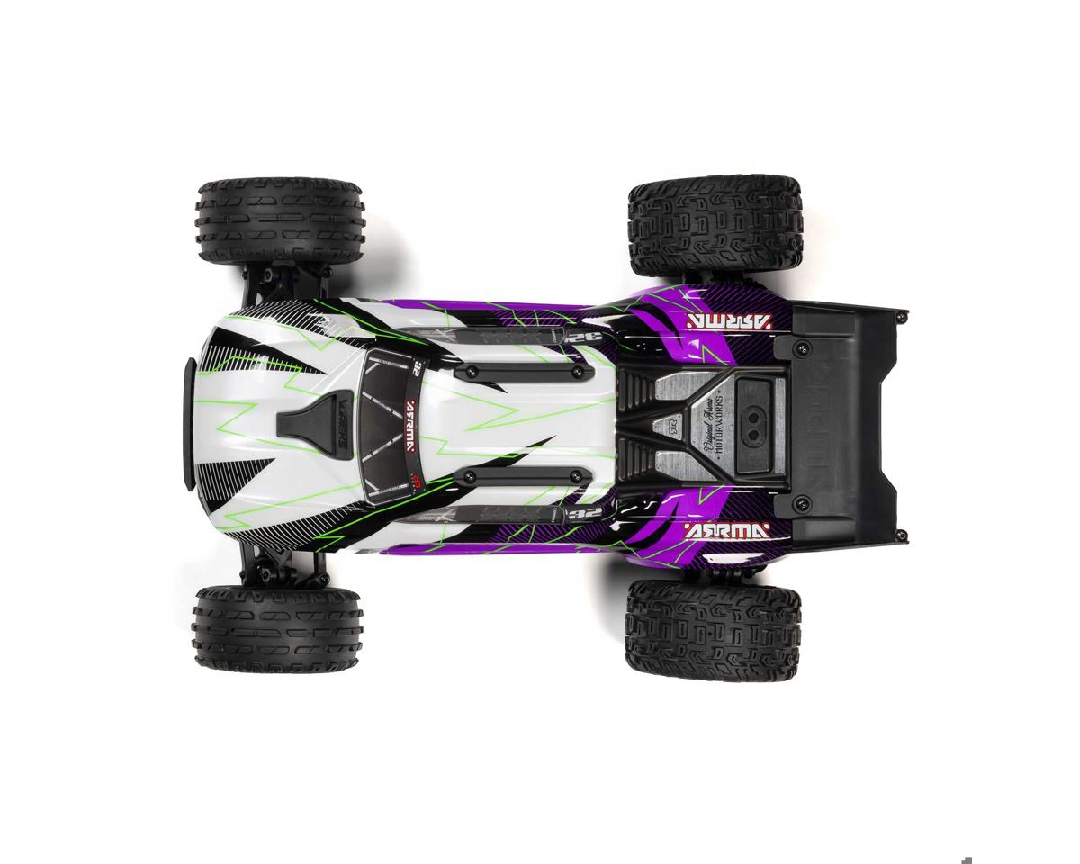 Arrma 1/10 VORTEKS 2WD RTR Brushed Stadium Truck (Battery & Charger Included), Purple