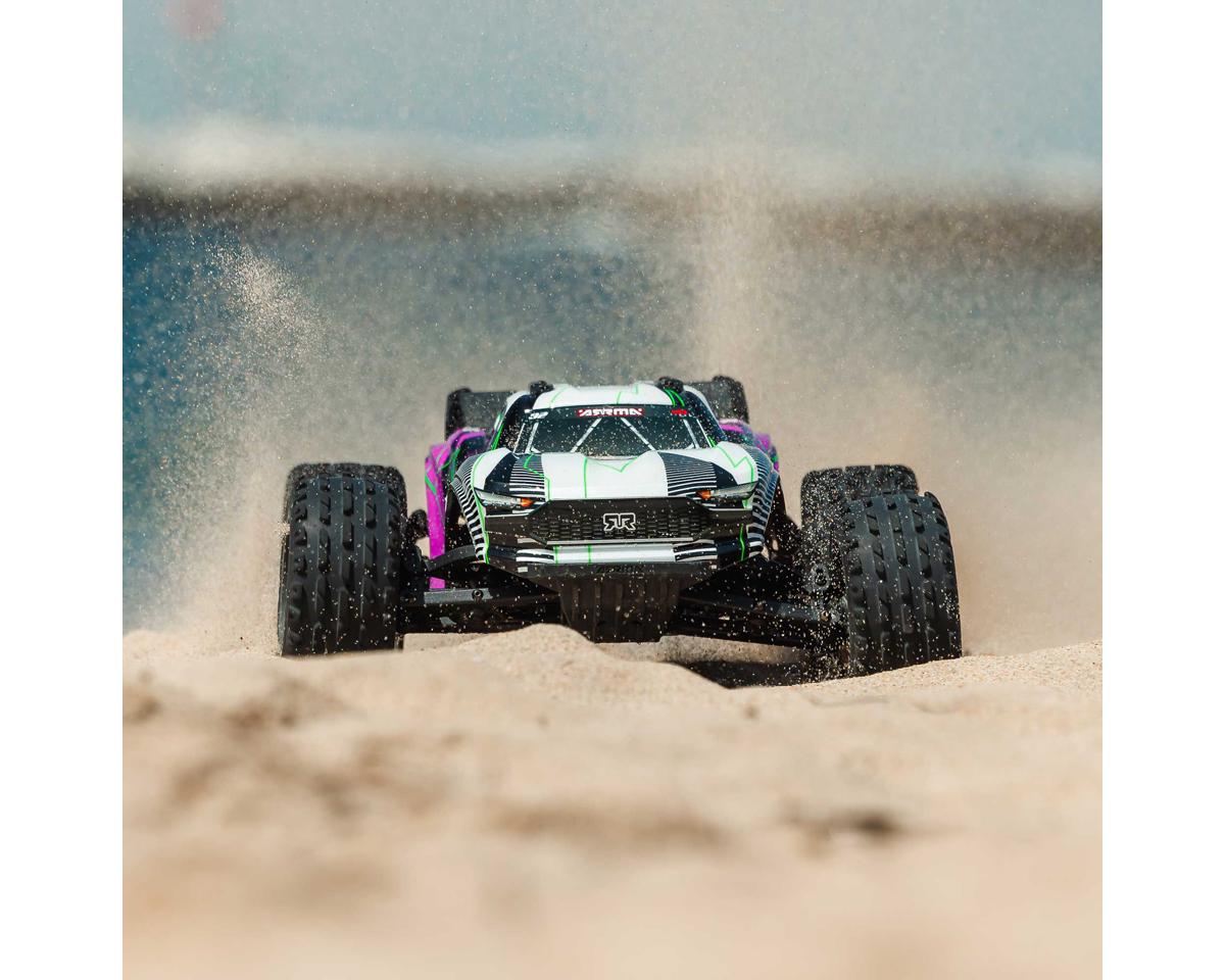 Arrma 1/10 VORTEKS 2WD RTR Brushed Stadium Truck (Battery & Charger Included), Purple