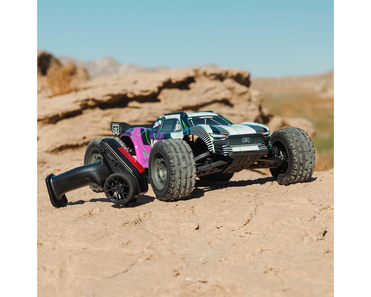 Arrma 1/10 VORTEKS 2WD RTR Brushed Stadium Truck (Battery & Charger Included), Purple