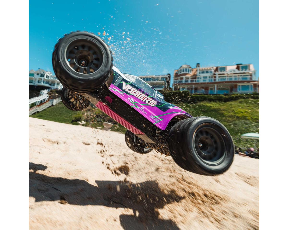 Arrma 1/10 VORTEKS 2WD RTR Brushed Stadium Truck (Battery & Charger Included), Purple