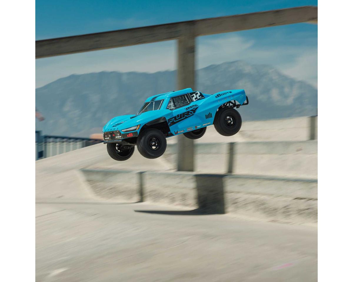 Arrma Fury 2WD MEGA 550 RTR Brushed 1/10 Off-Road Short Course Truck (Blue) w/SLT2 2.4GHz Radio, Battery & Charger