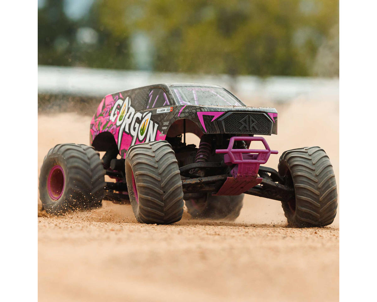 ARRMA Gorgon 4X2 MEGA 550 1/10 RTR Brushed Monster Truck - Purple
