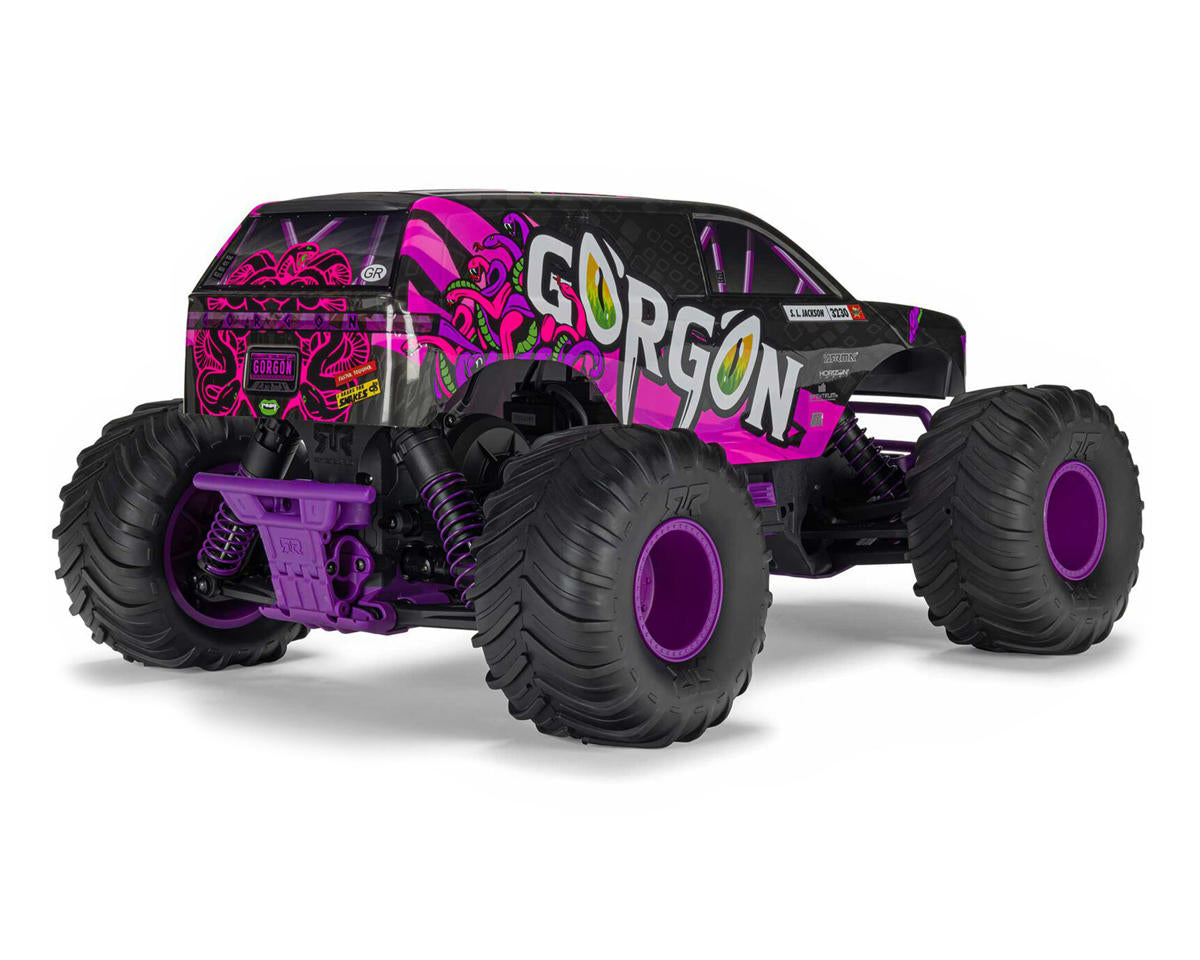 ARRMA Gorgon 4X2 MEGA 550 1/10 RTR Brushed Monster Truck - Purple