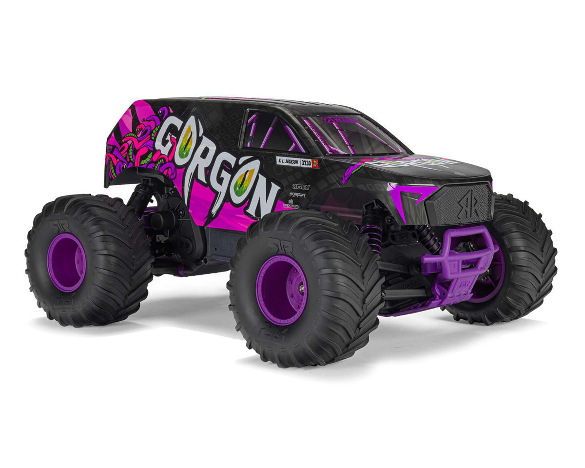 ARRMA Gorgon 4X2 MEGA 550 1/10 RTR Brushed Monster Truck - Purple