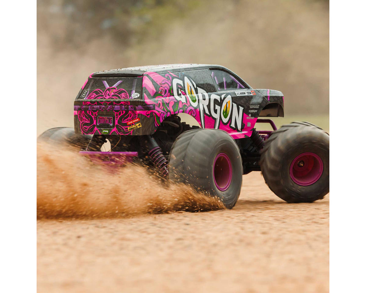 ARRMA Gorgon 4X2 MEGA 550 1/10 RTR Brushed Monster Truck - Purple
