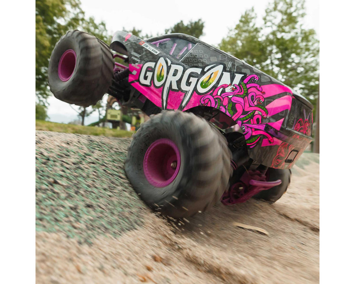 ARRMA Gorgon 4X2 MEGA 550 1/10 RTR Brushed Monster Truck - Purple